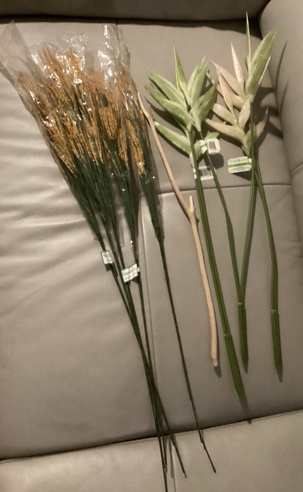 Artificial Flowers Lot Of 37 Pieces – Mixed Variety & Colors for Decor