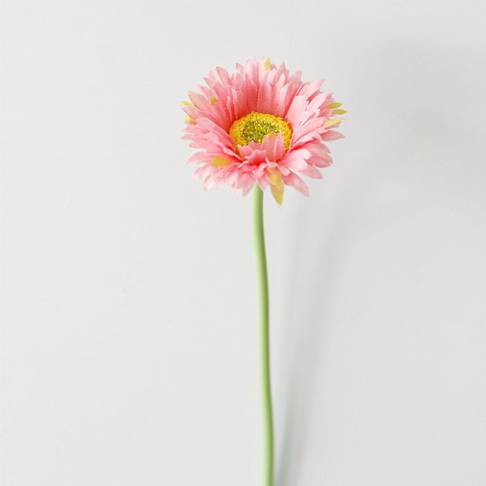 Pink Artificial Daisies Flower Faux Bouquet Silk Event Decor 7.8″ 20 PCS
