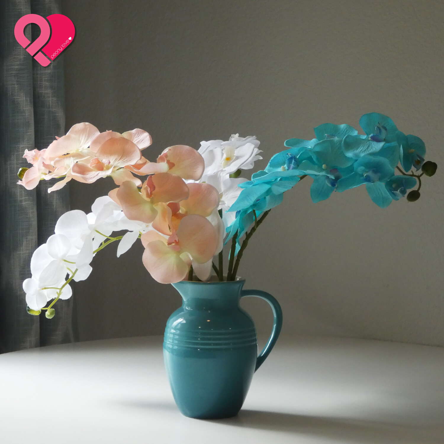 Jumbo Artificial Butterfly Orchid Silk Flower Wedding Party Phalaenopsis Bouquet