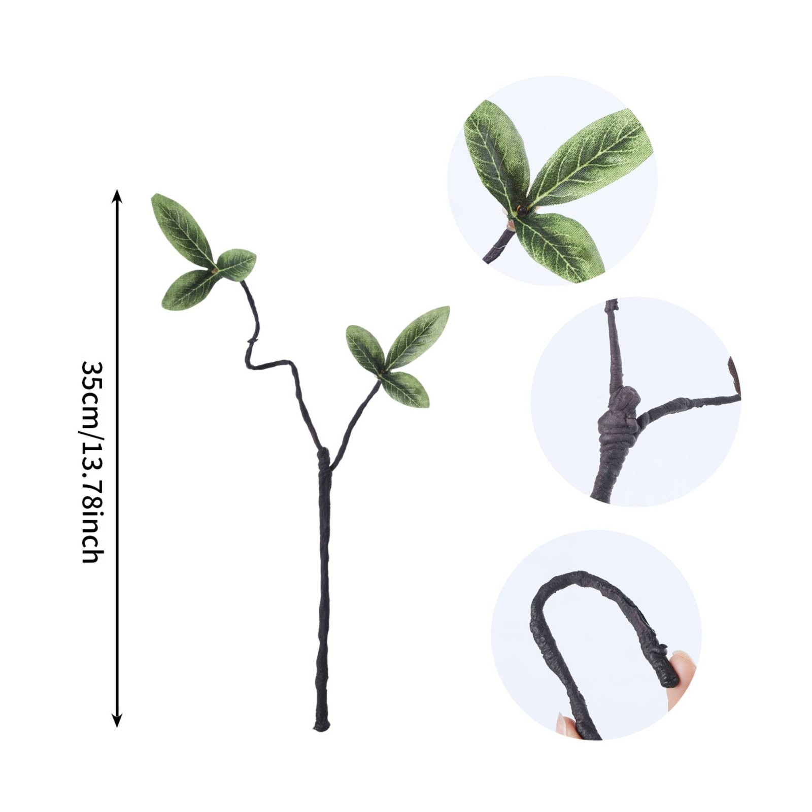 Decorative Artificial Branch European Design Simulation Dried Twig for Florists