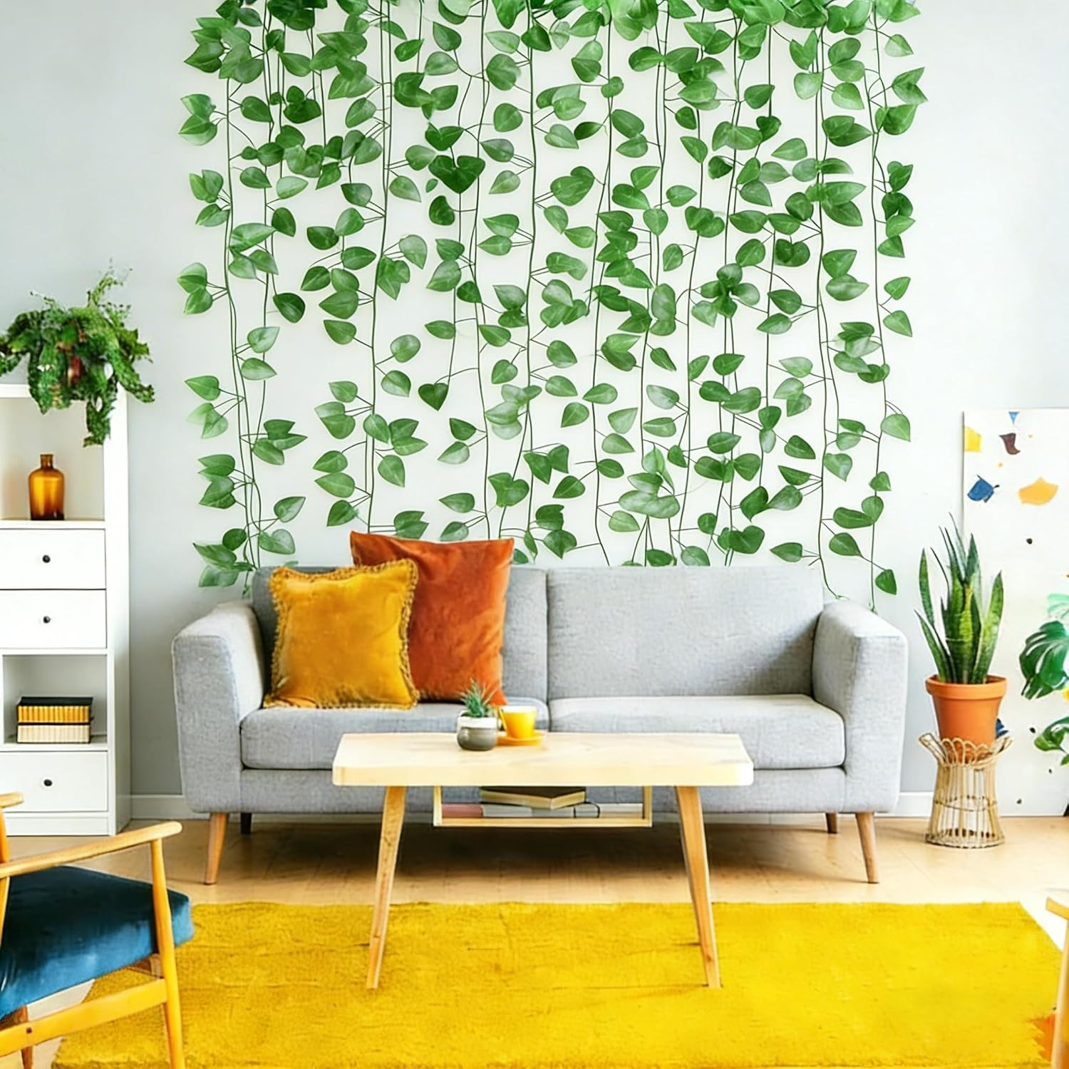 Fake Vines for Room Decor 24 Pack 168Ft Artificial Ivy Greenery Garland