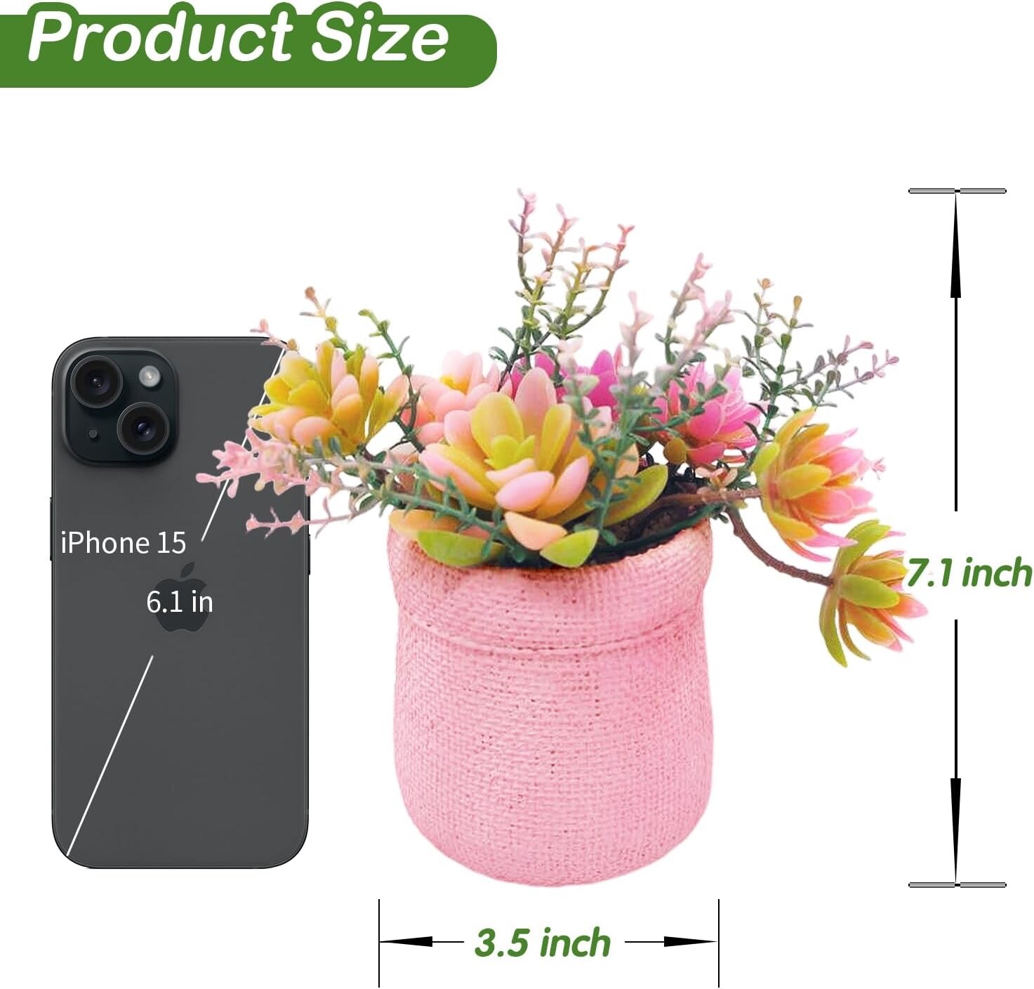 Succulents Plants Artificial Small Fake Plants Mini Faux Plants Indoor for Room
