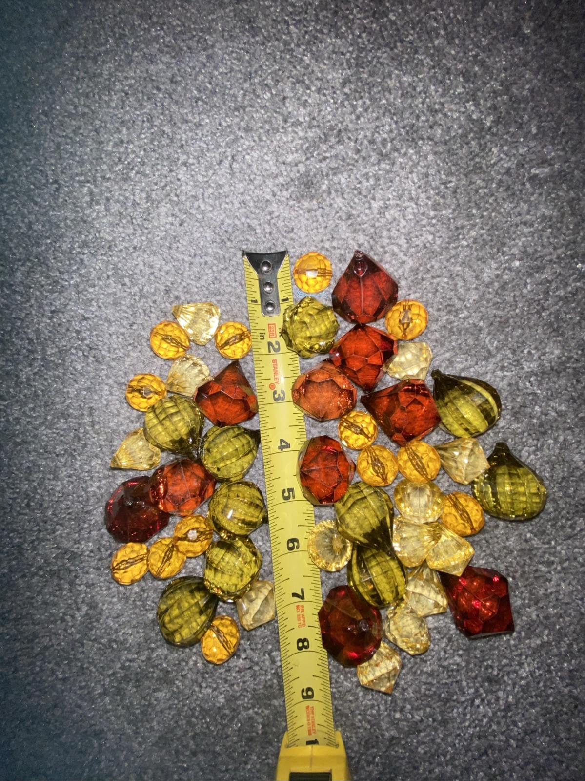 FALL TABLE VASE FILLER Autumn Colors 46 Pieces Ornaments