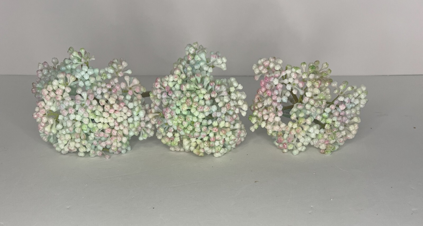 Artificial Sedum Multicolor Succulents (3) Lot 9″ – OG