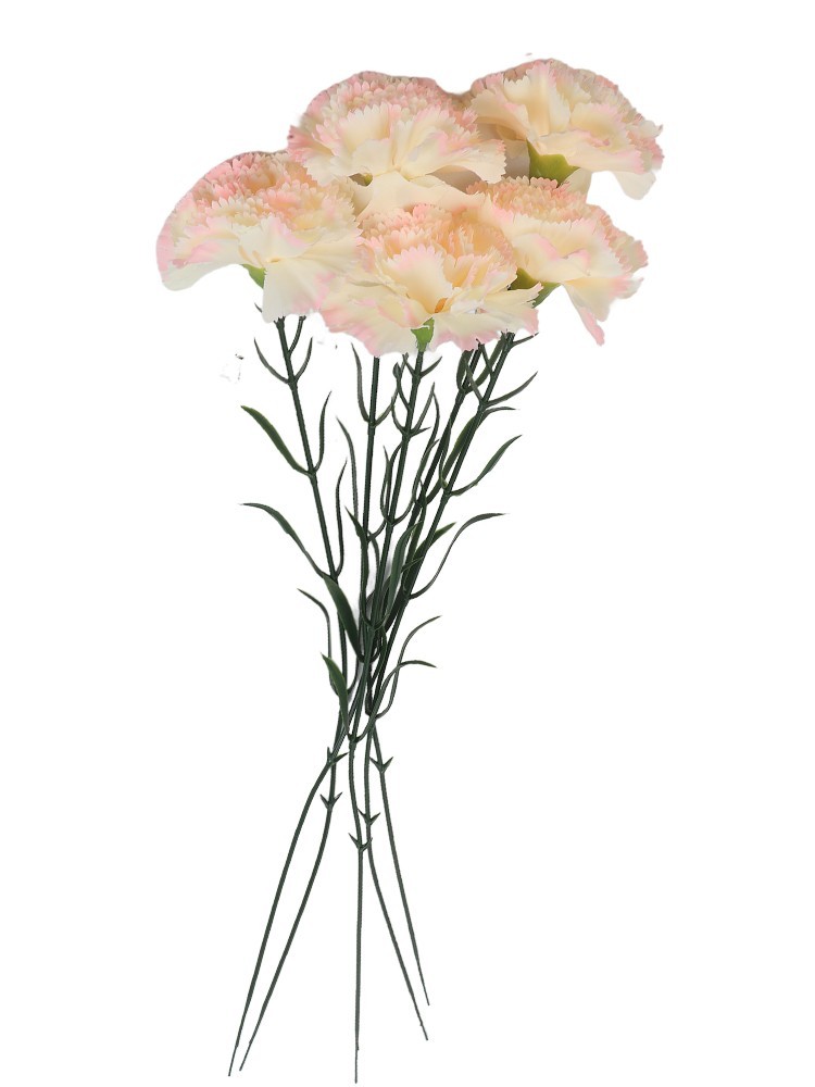 8CM Silk Carnation Flower Beautiful Decoration for Home Office and Events