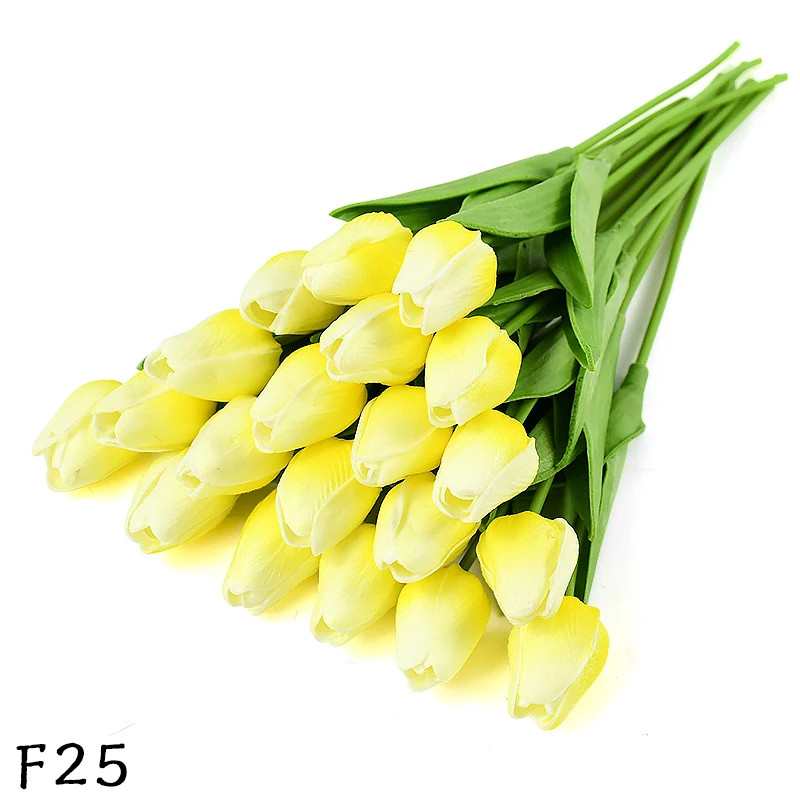 5/10Pcs PU Tulip Simulation Flower Artificial Flowers Fake Tulips Real Touch Flo