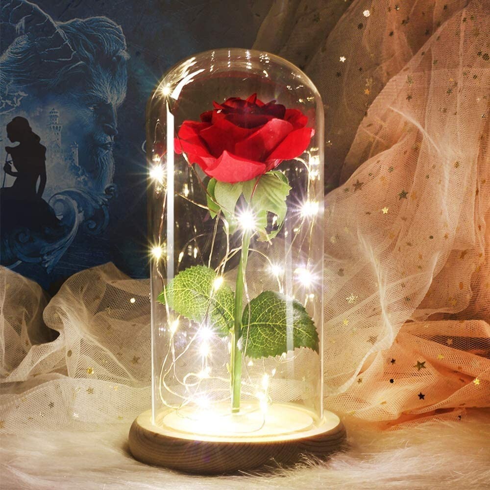 Rose Forever Light Enchanted Galaxy LED Rose Valentine’s Day Eternal LED Rose