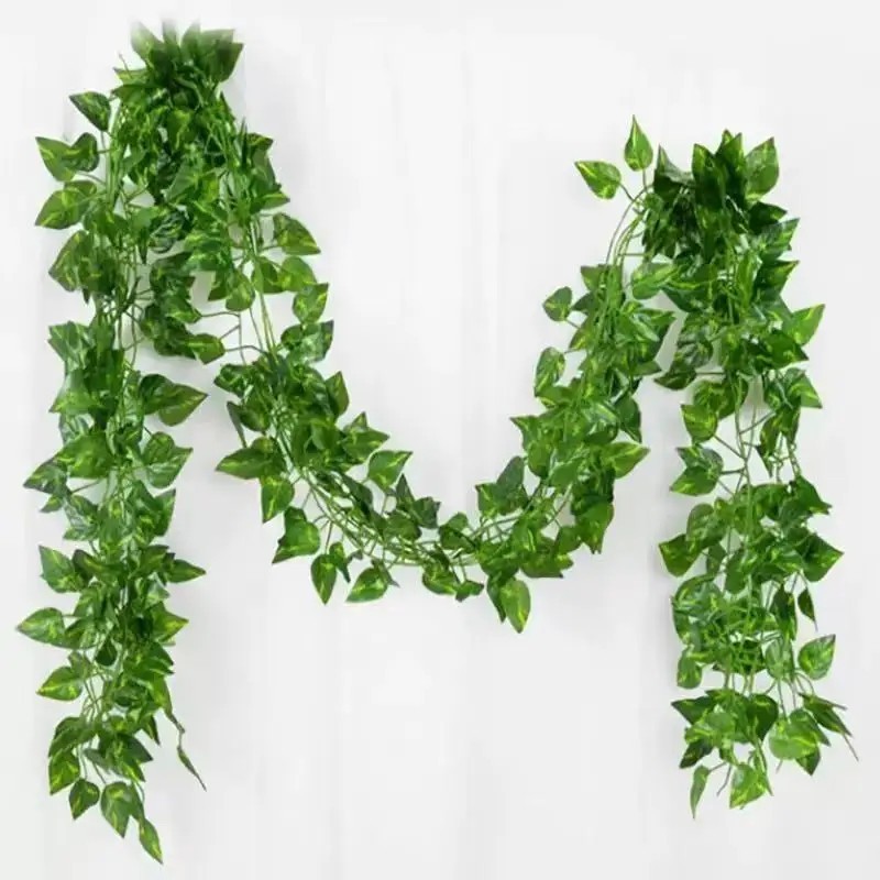 Artificial Ivy Leaf Hanging Vine 2.1M Silk Garland Wall Home Garden Decor Indoor