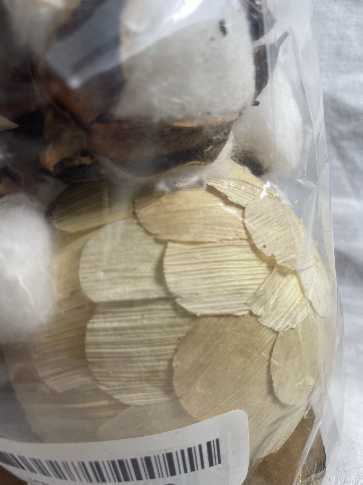 Rattan Balls Natural Bowl Filler Decorative Balls w/ Cotton, Wicker Wood