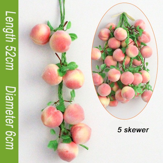 Simulat Artificial Lemon String Fake Fruit Disply Wall Hanging Home Party Decor