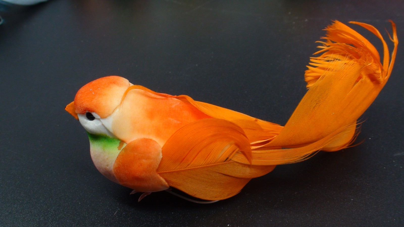 Set of 1 2 Artificial Birds for Decoration, Floral Arrangements with wires. #23