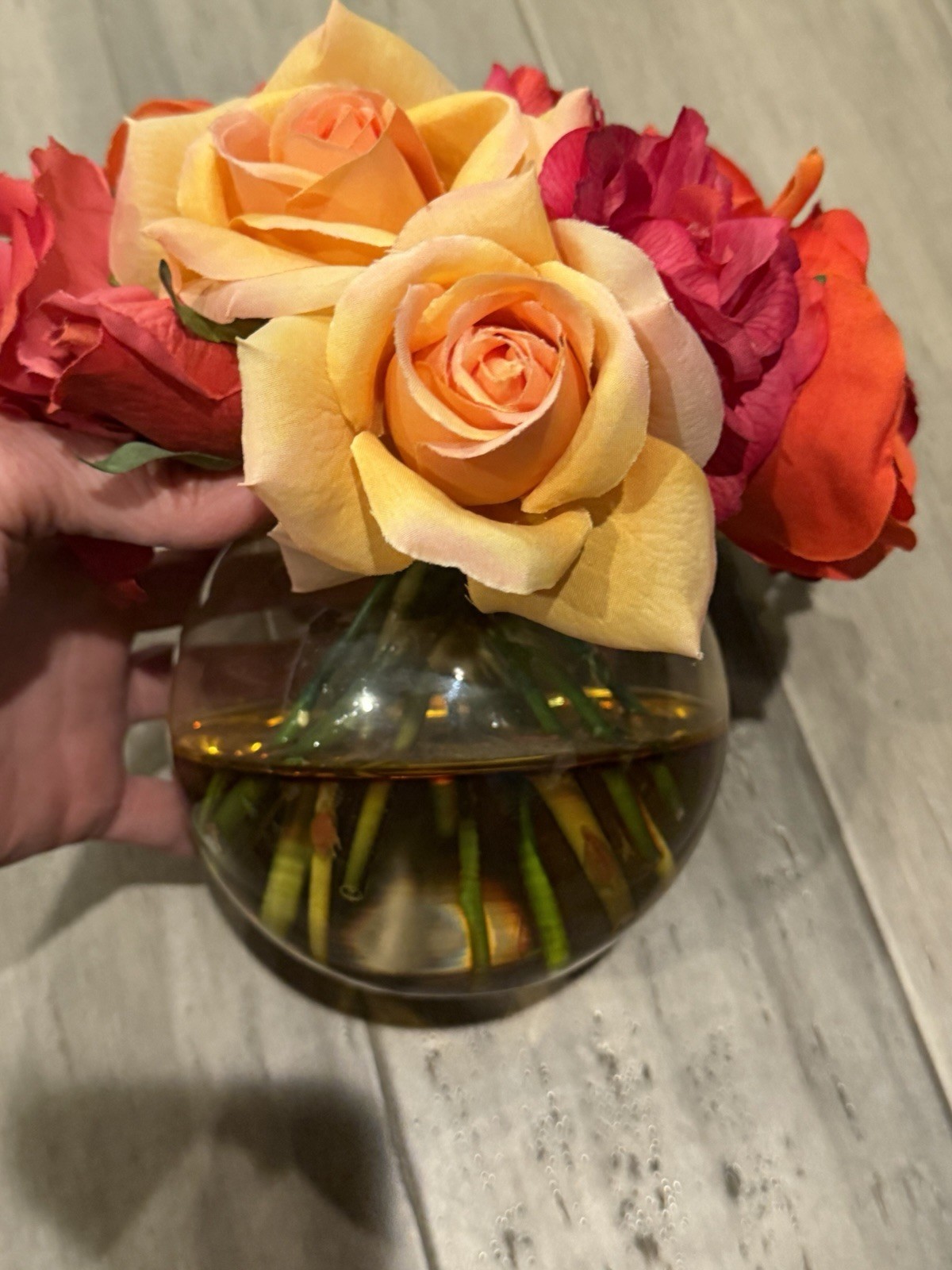 Diane James Home Floral Arrangement Roses New Neiman Marcus
