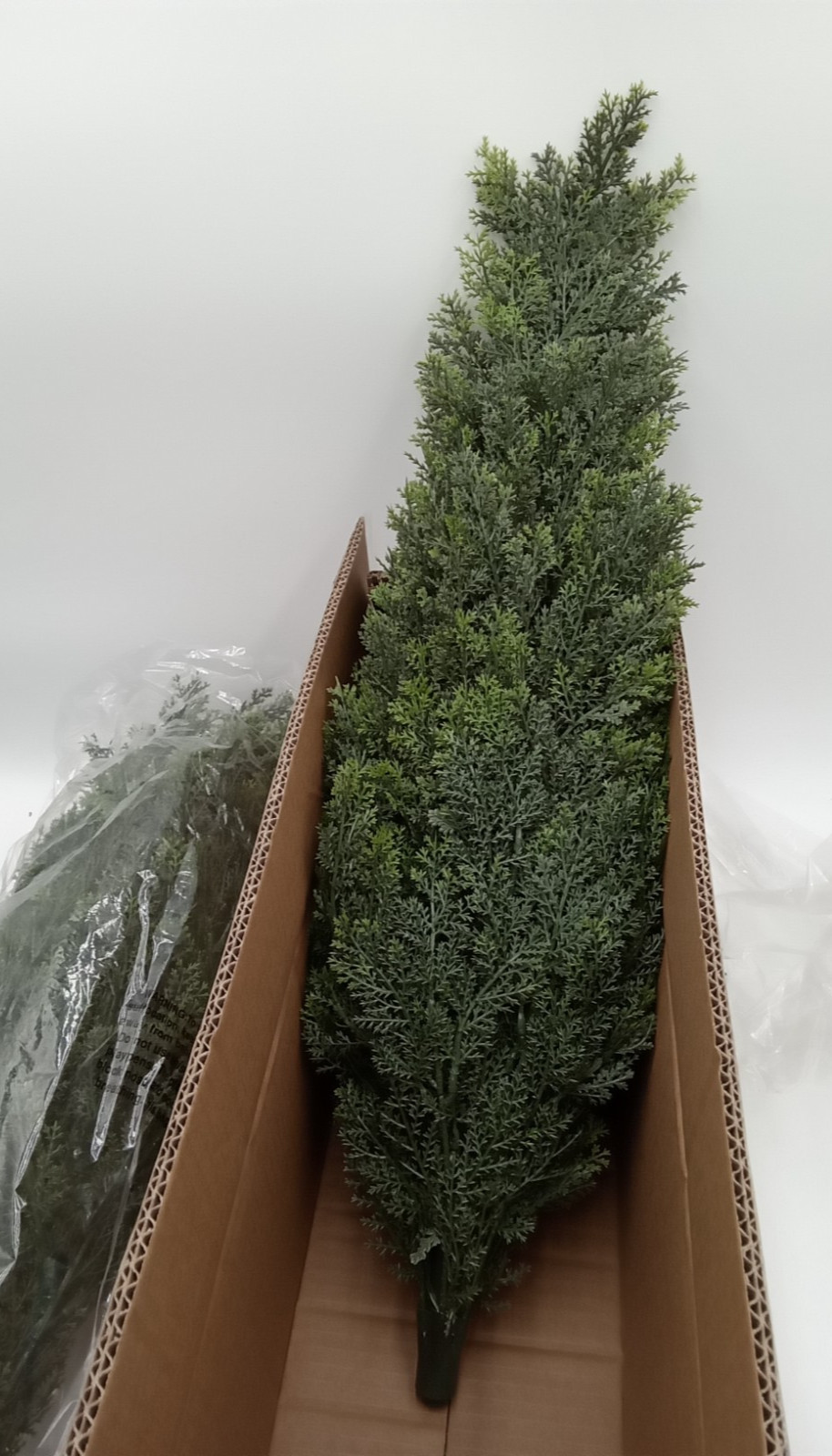Silk Tree Warehouse Company Artificial Cedar Topiary Tree Faux Plant UV Rated