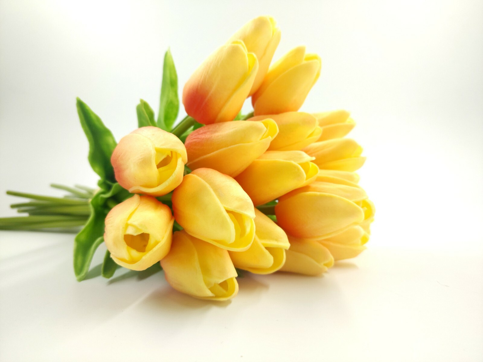 US 10 head Real Touch Artificial Tulip Fake Flower Wedding Home & Party Decor