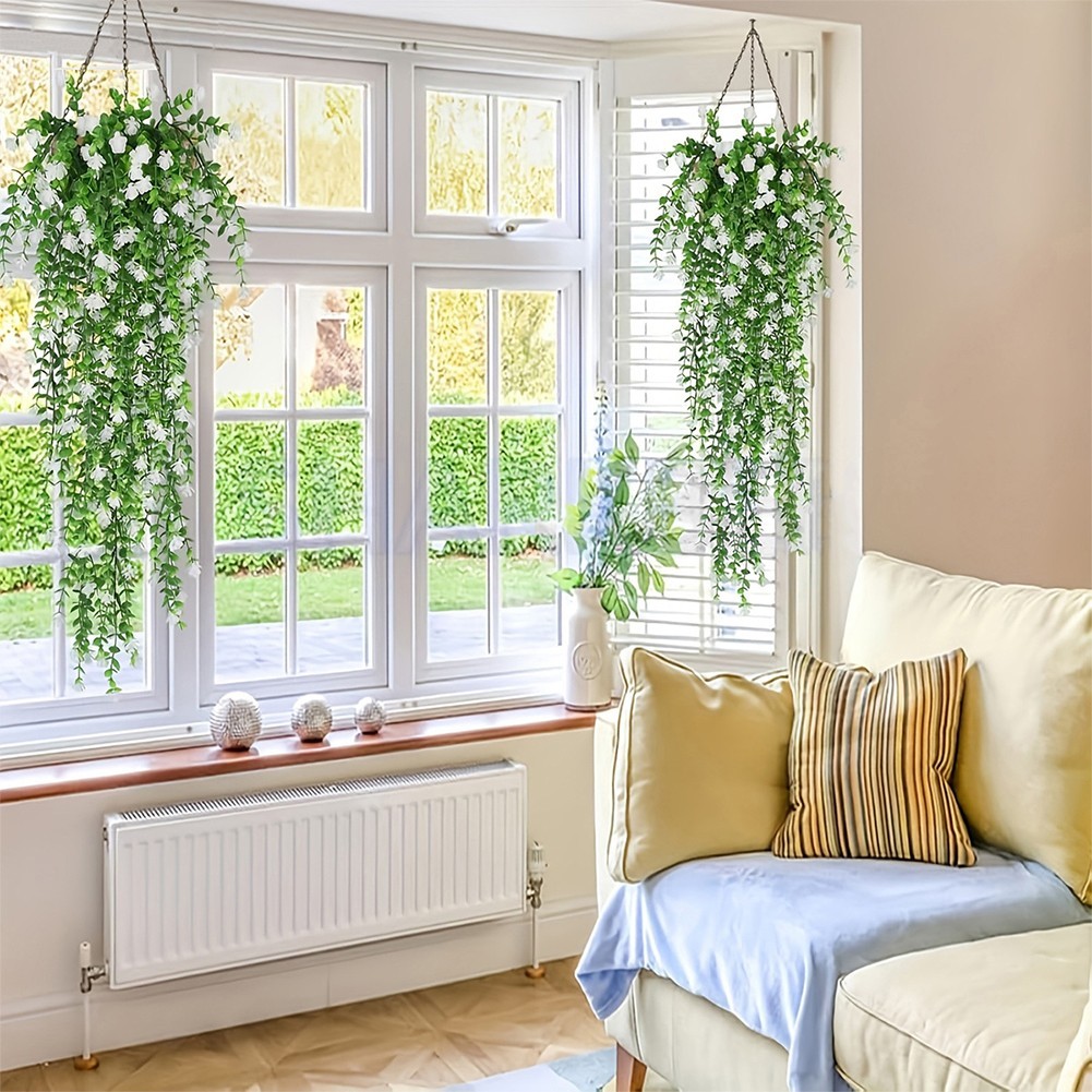 Artificial Eucalyptus Plants UV Resistant Plants High-Quality Plastic Material