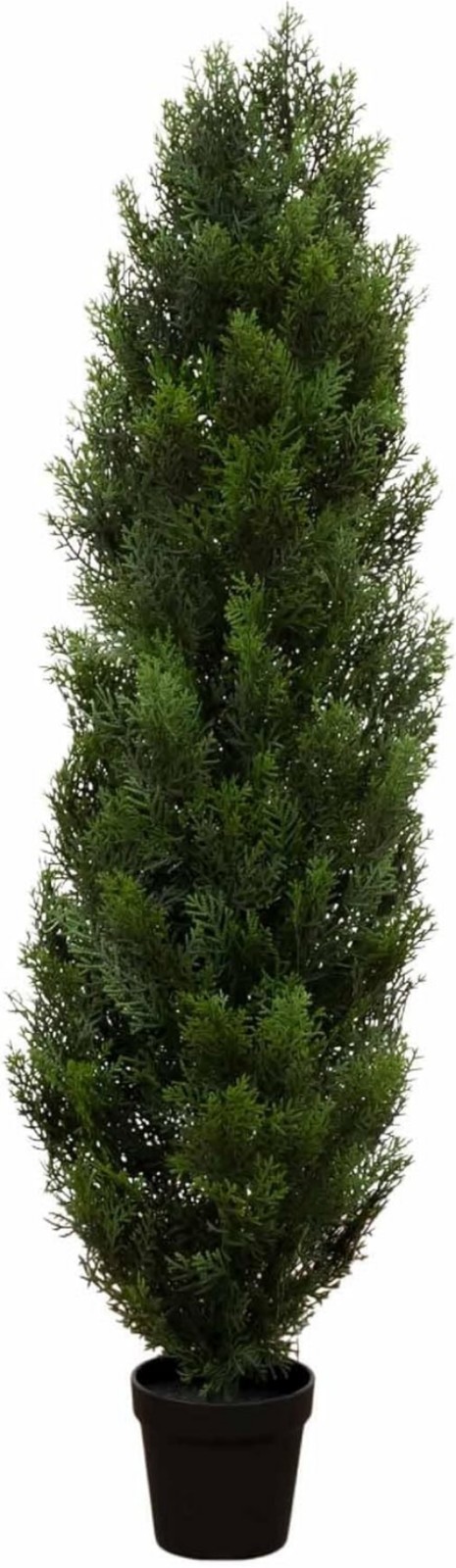 Artificial Cedar Tree 4ft with Planter UV Resistant Faux Pine Outdoor Indoor