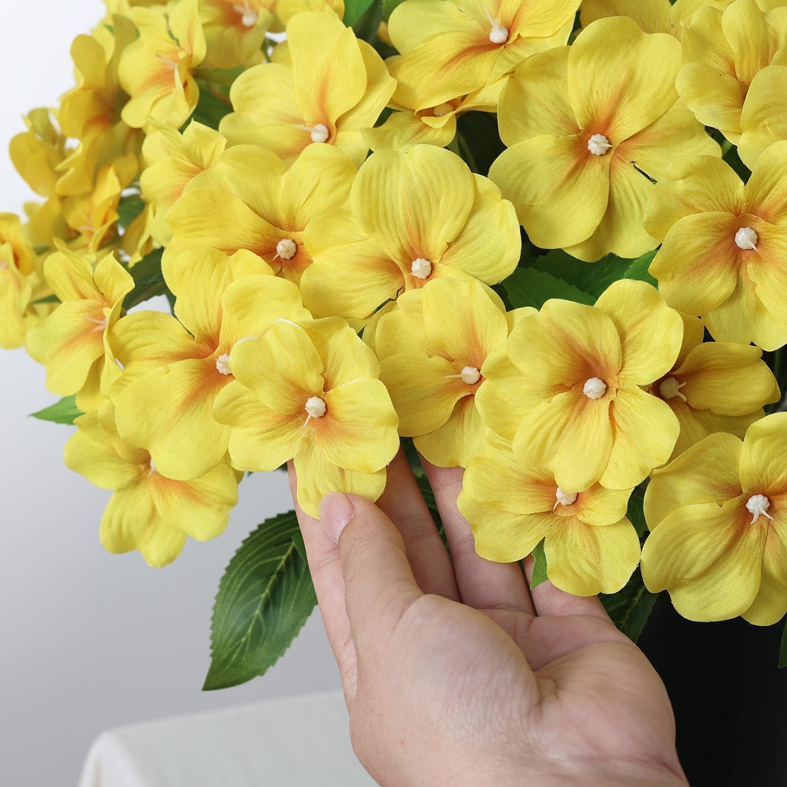 2 Set of Artificial Impatiens Topiary Trees – Fake Silk Flower Potted Plants,…