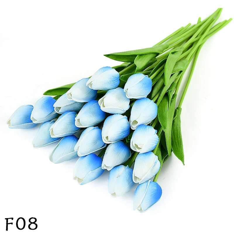 5/10Pcs PU Tulip Simulation Flower Artificial Flowers Fake Tulips Real Touch Flo