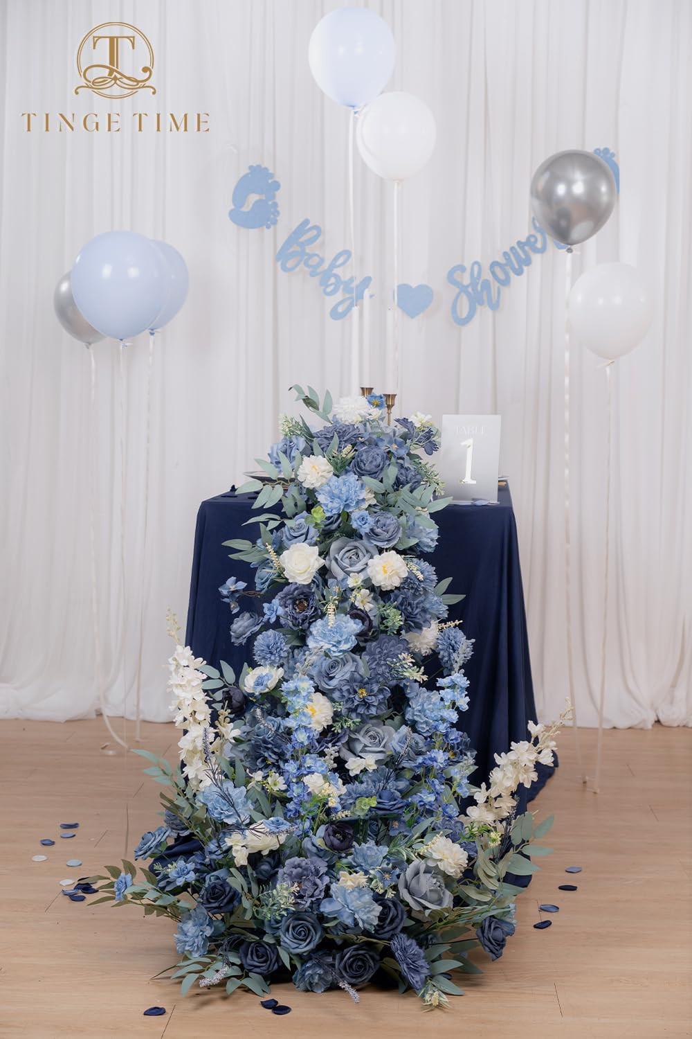 Dusty Blue Artificial Flowers: Peonies, Sunflowers, Orchids & More