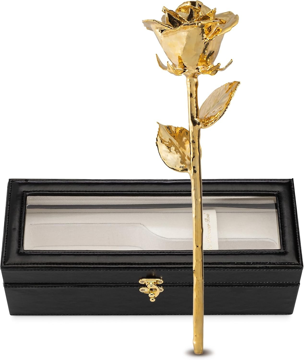 Luxury 24K Gold Rose – Anniversary Gift for Wife