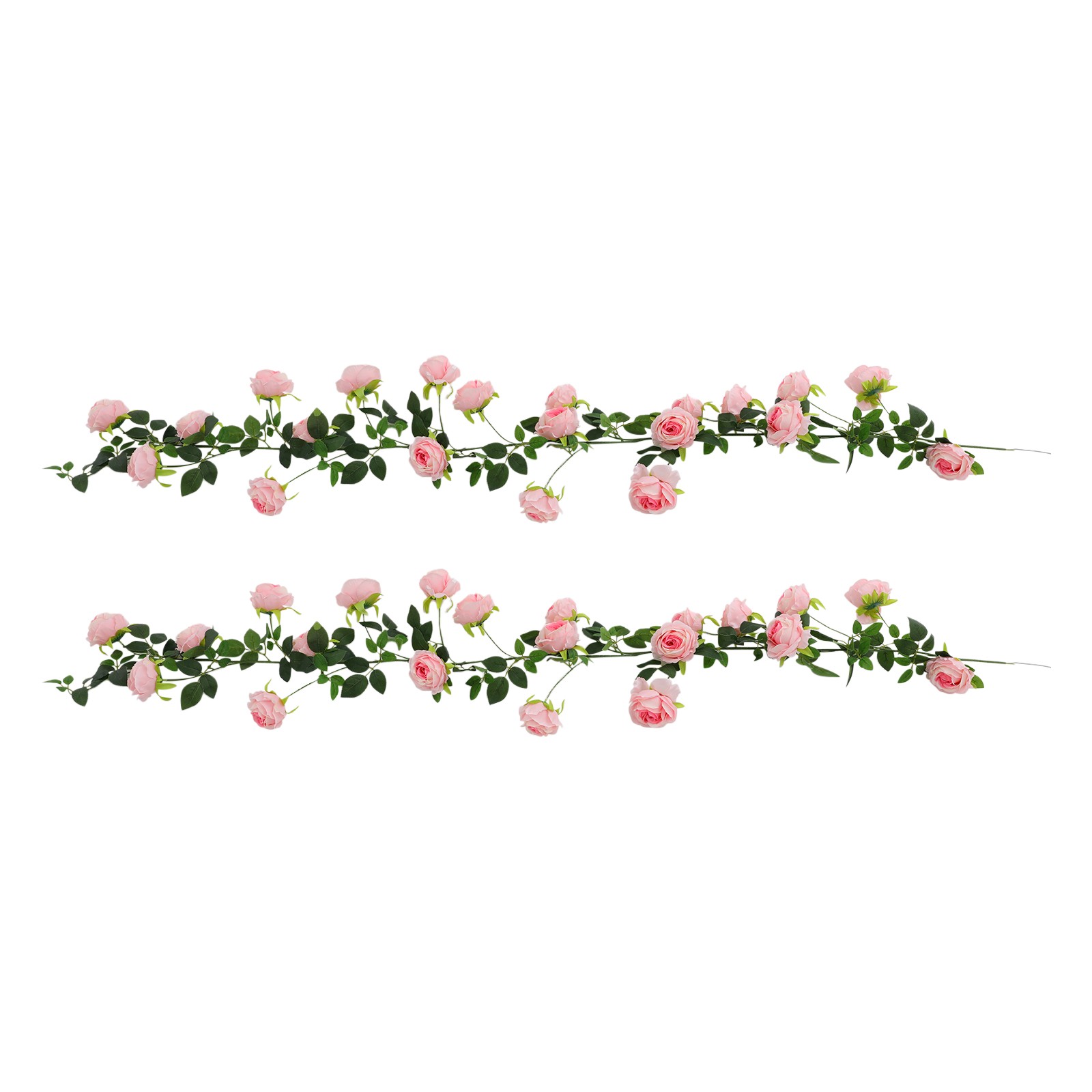 Pink Simulated Flower,190cm Simulated Rose Vine, Bendable Artificial Rose Vine