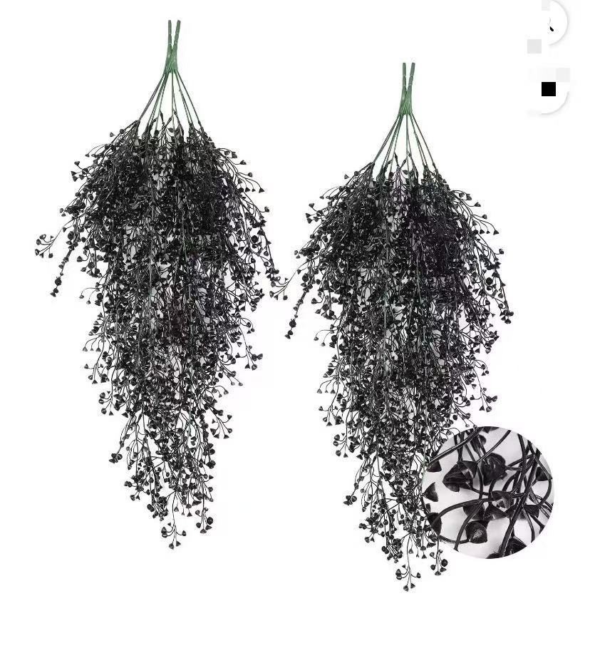 4PCS Decorative Flowers Vine Hanging Artificial Plants Hanging Plant