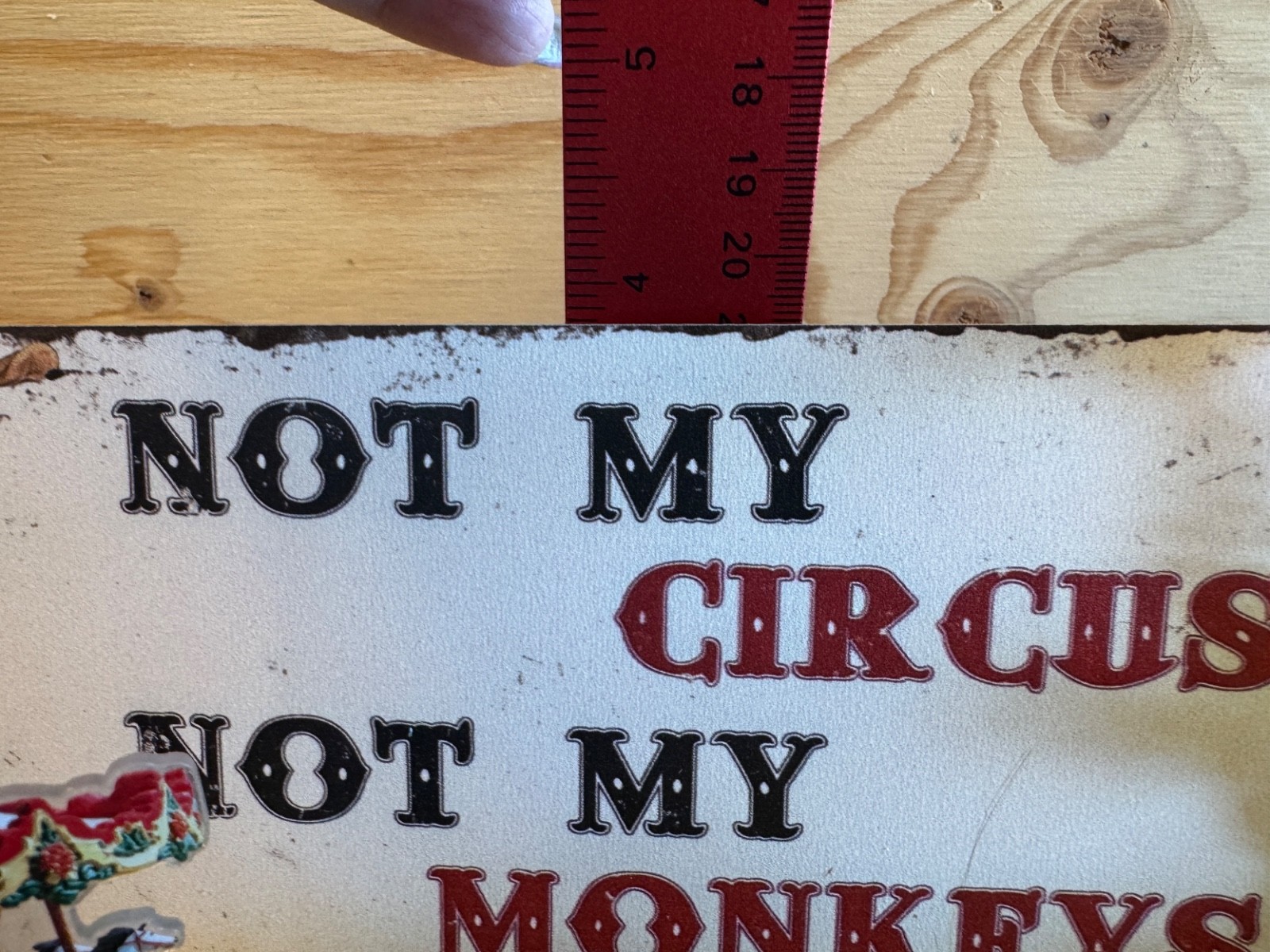 Not My Circus, Not My Monkeys. Clown, Silk Floral Arrangement, Home Decor, Gift