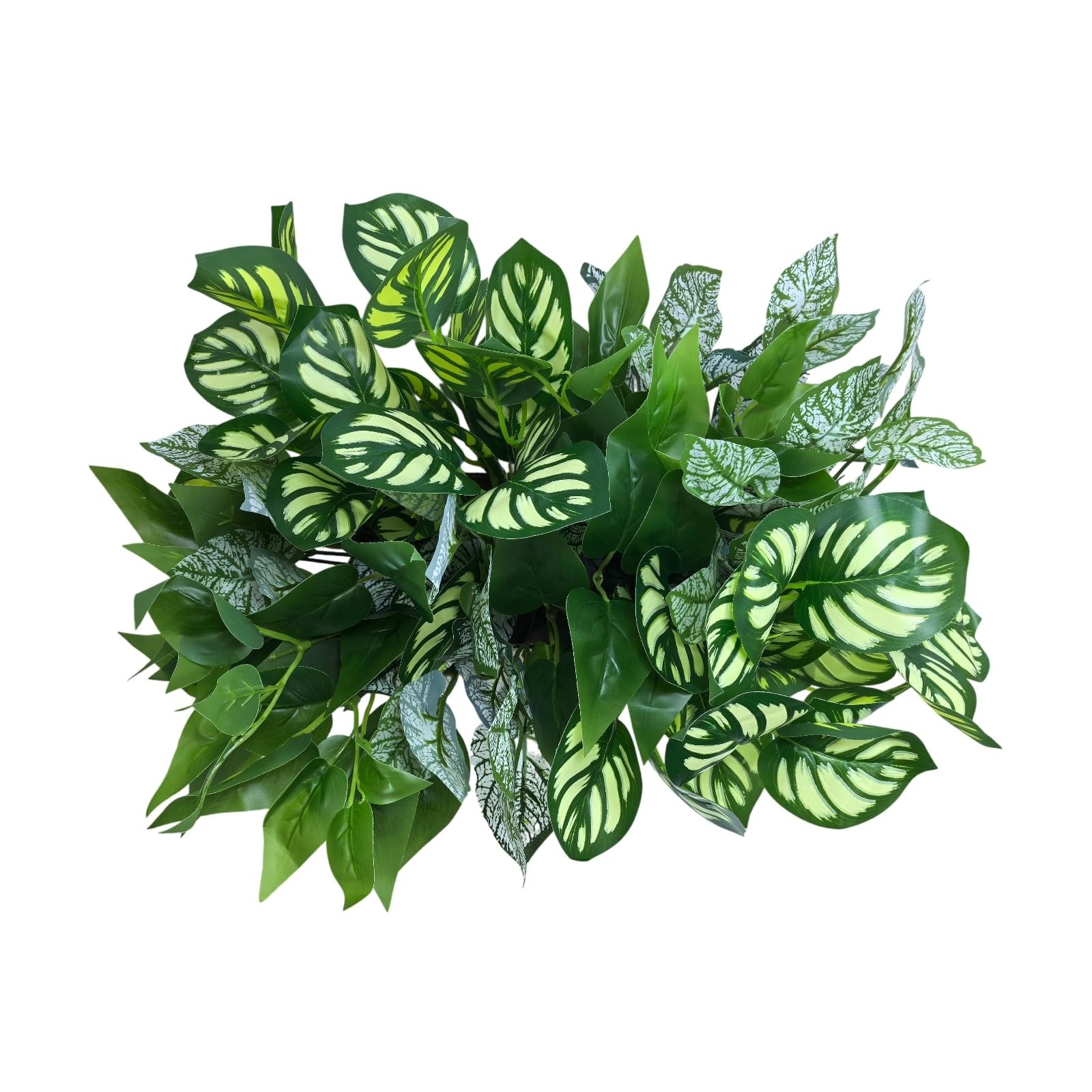 6 Bundles of Artificial Green Plants, Artificial Greenery, Fake Floral Plants…