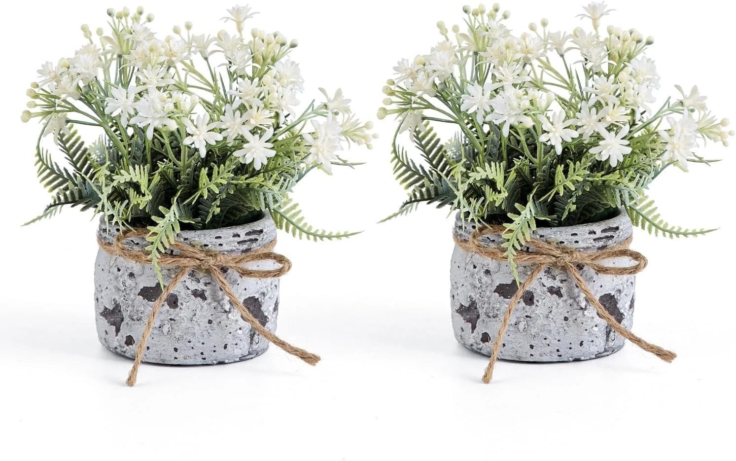 Fake Plants Small with 2 Pack, The Sunflower for Bathroom Shelf Decor, Decora…