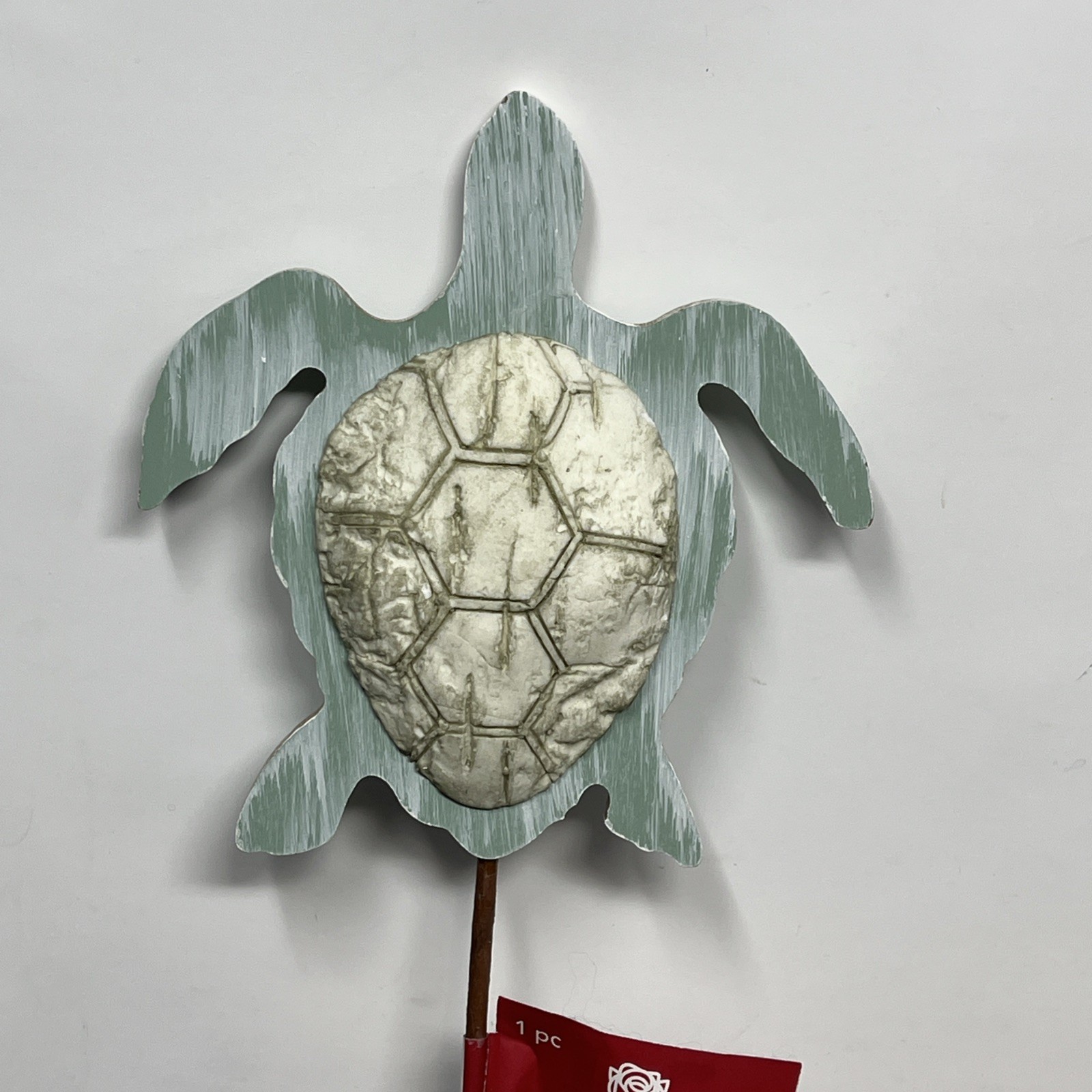 Sea Turtle floral pick bouquet stick pearl white ornament nautical decor
