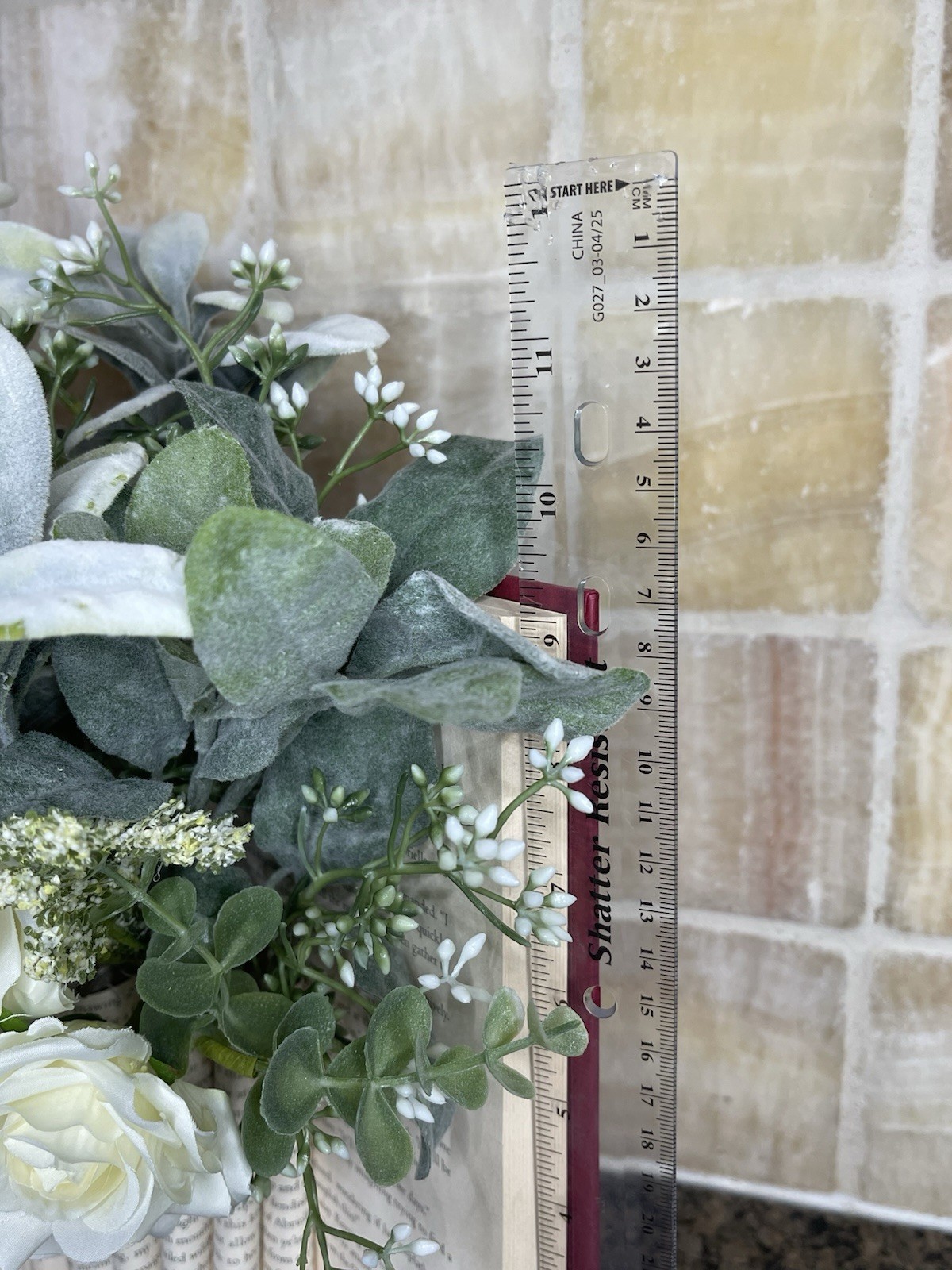 Upcycled Book Vase with White Roses | Book Lover Decor, Book Girlie, Reader Gift