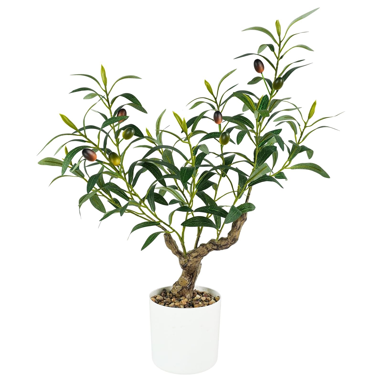 Artificial Olive Tree 2FT, Faux Potted Tree Indoor