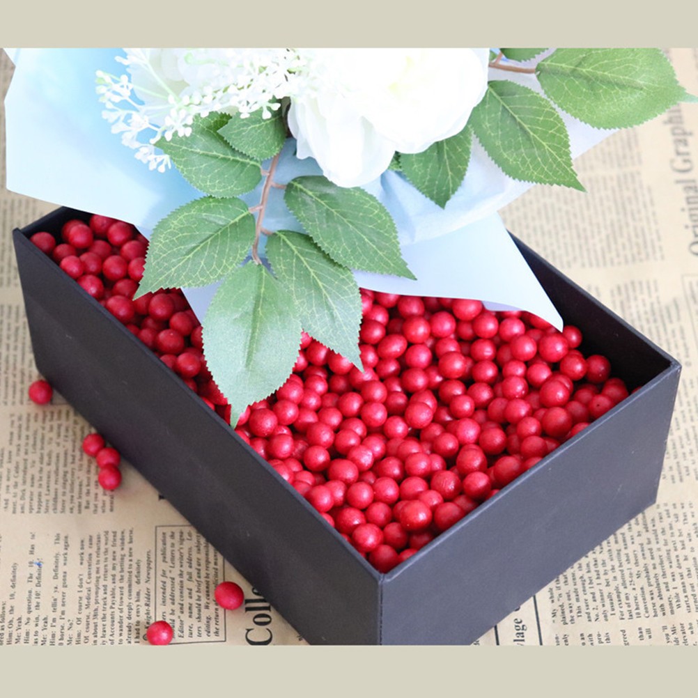 100Pcs Red Berry Decor Reusable Ornament for Wedding Holiday Parties