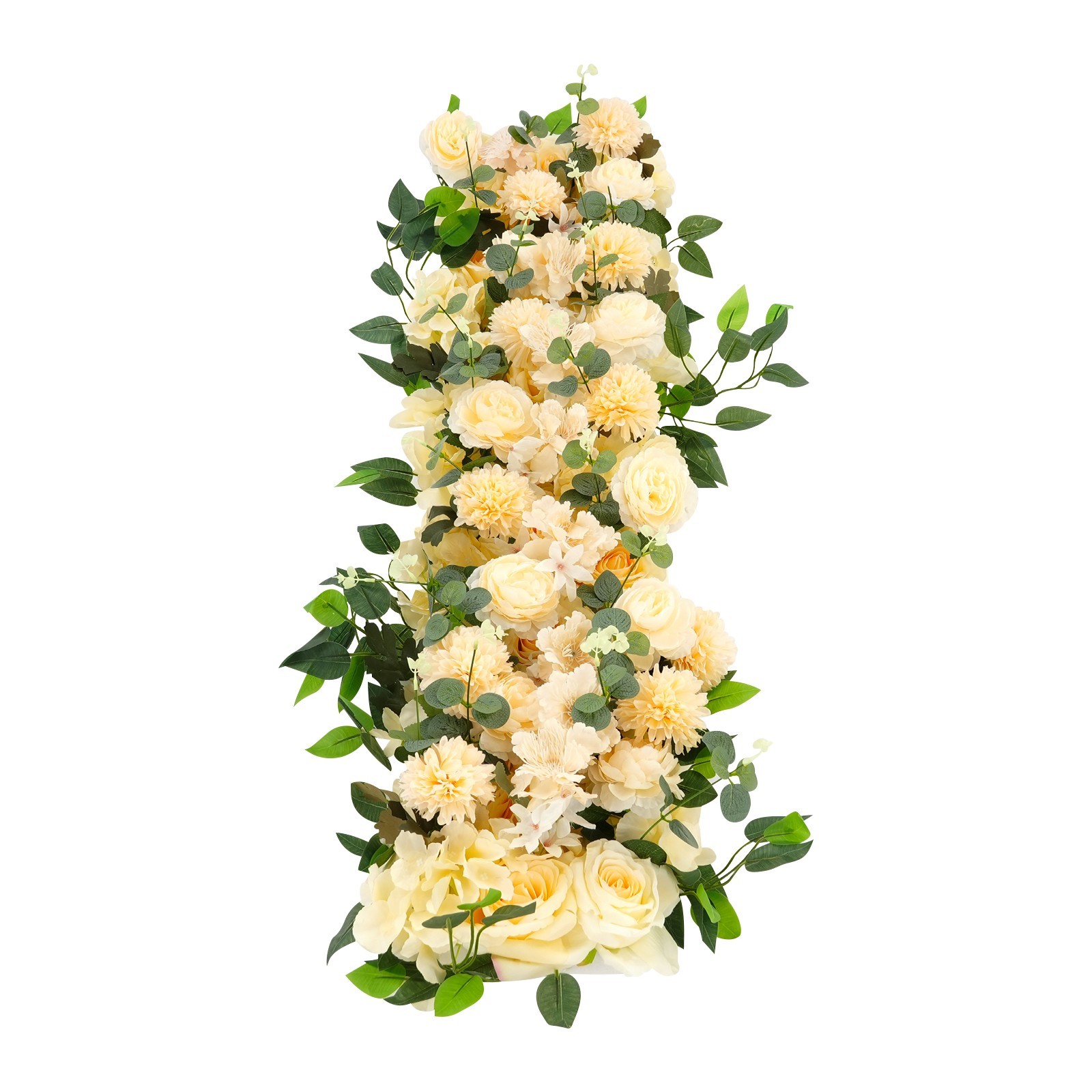 Artificial Flowers Row Elegant Silk Garland for Wedding Arch & Party Decor