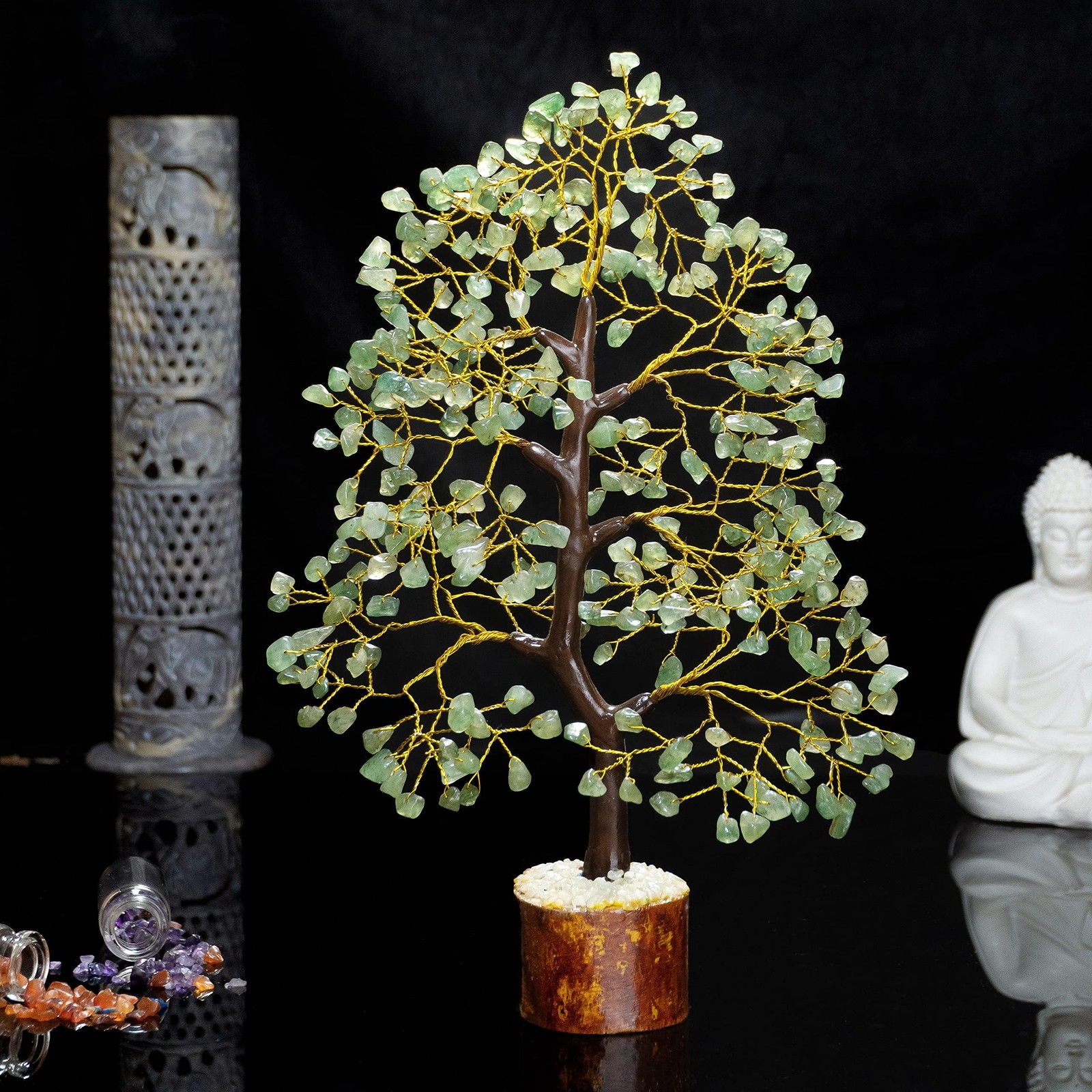 ® Green Jade Crystal Tree of Life, Birthday Gifts for Women & Men