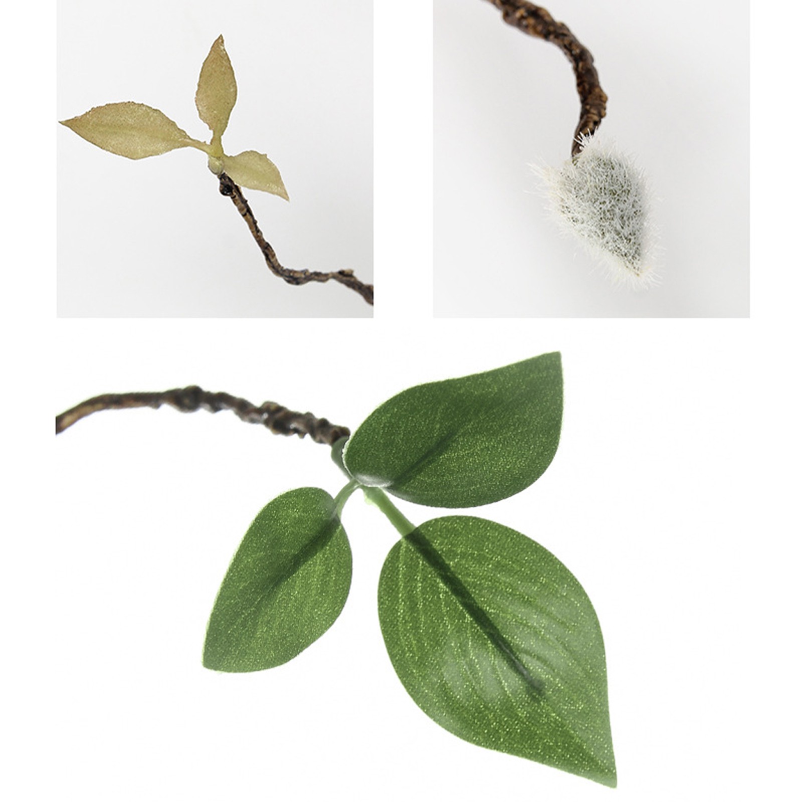 Magenta Artificial Magnolia Dead Branch 65cm Decor