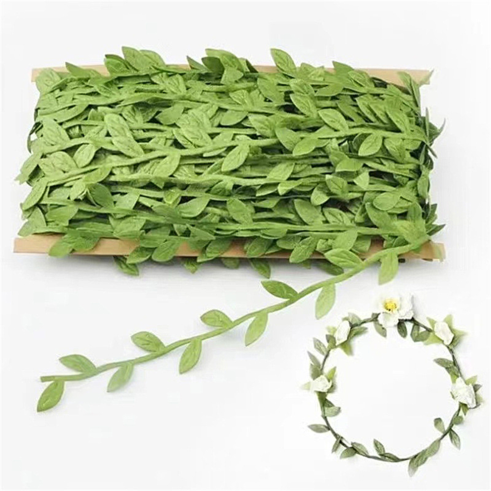 Artificial Greenery Garland Cloth Trailing Vine Leaf Greenery Plants for Wedding