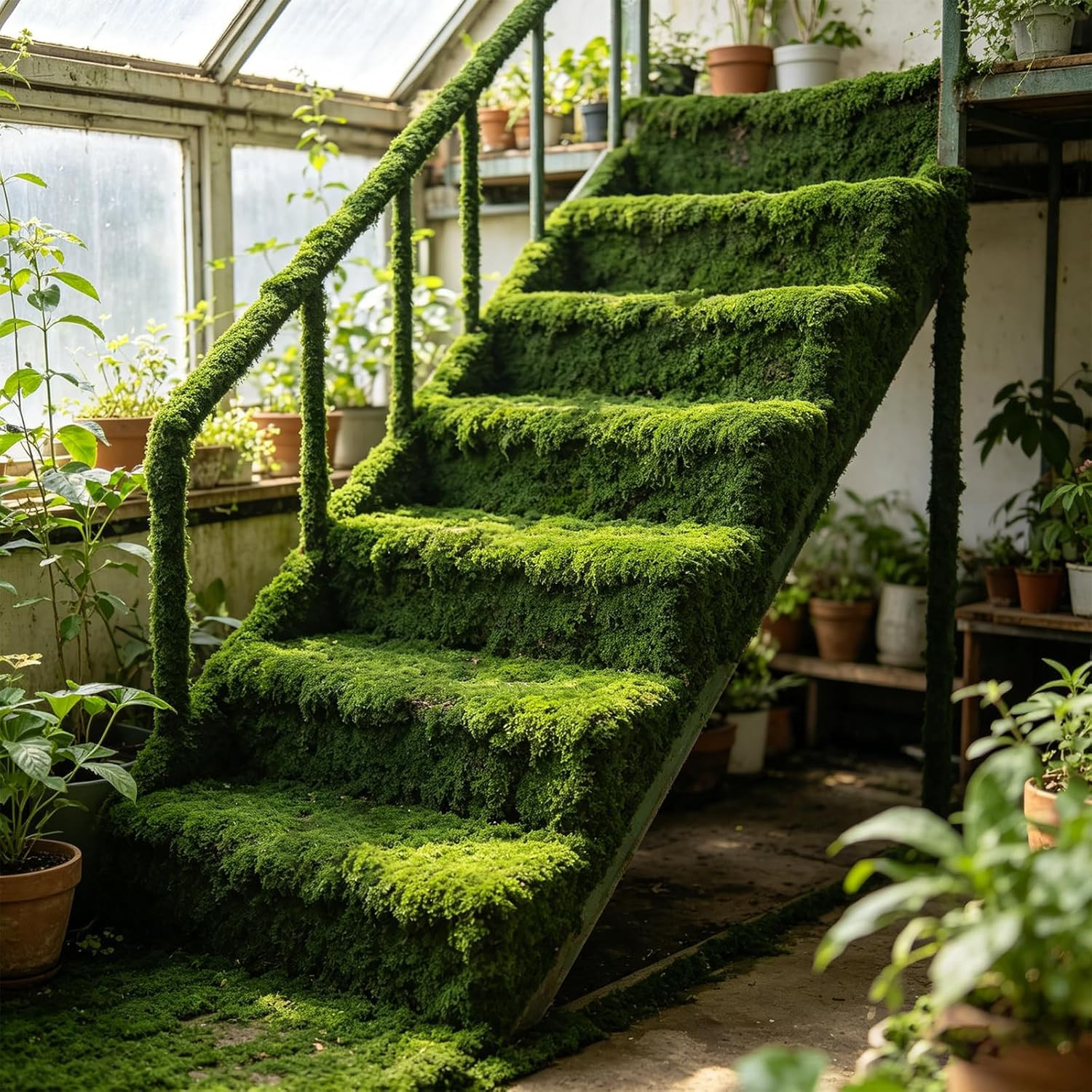 Artificial Moss Mat, 2PCS 39″ X 78″ Large Fake Moss Sheet for Crafts & Planters,