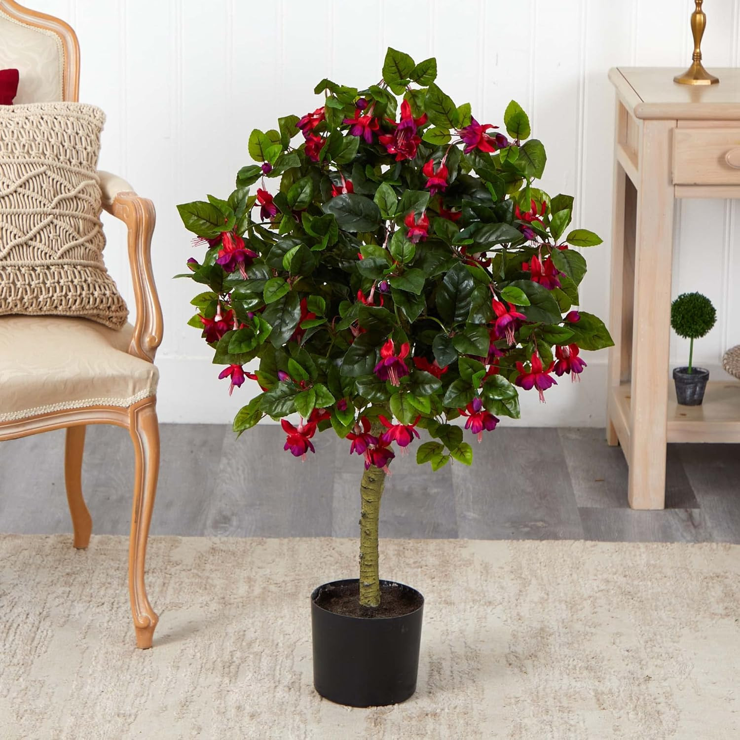Vibrant 3Ft. Fuchsia Artificial Tree for Home Decor and Events