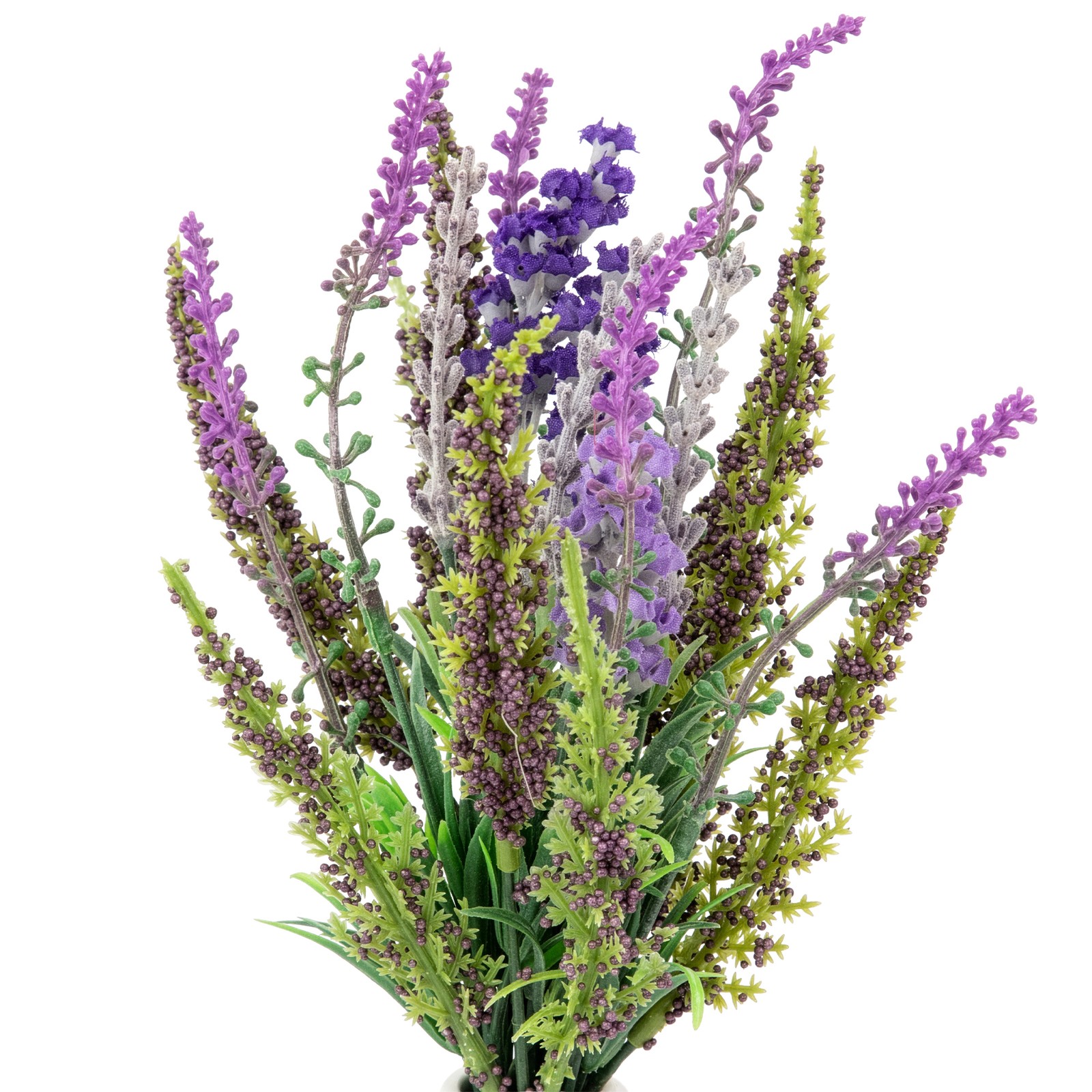 Allstate 11.5″ Lavender Bundle Artificial Floral Half Bouquet