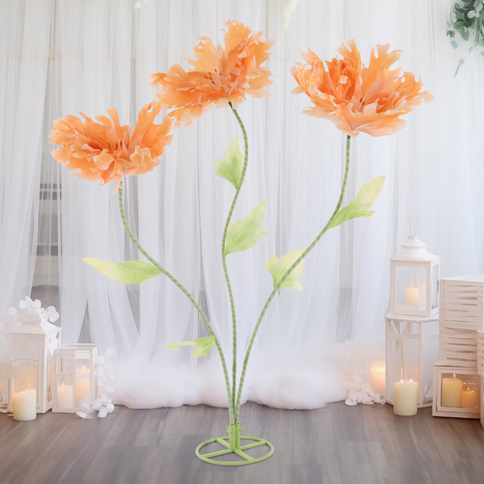 Giant Artificial Flowers Wedding Artificial Flower Decoration Stand Artificial