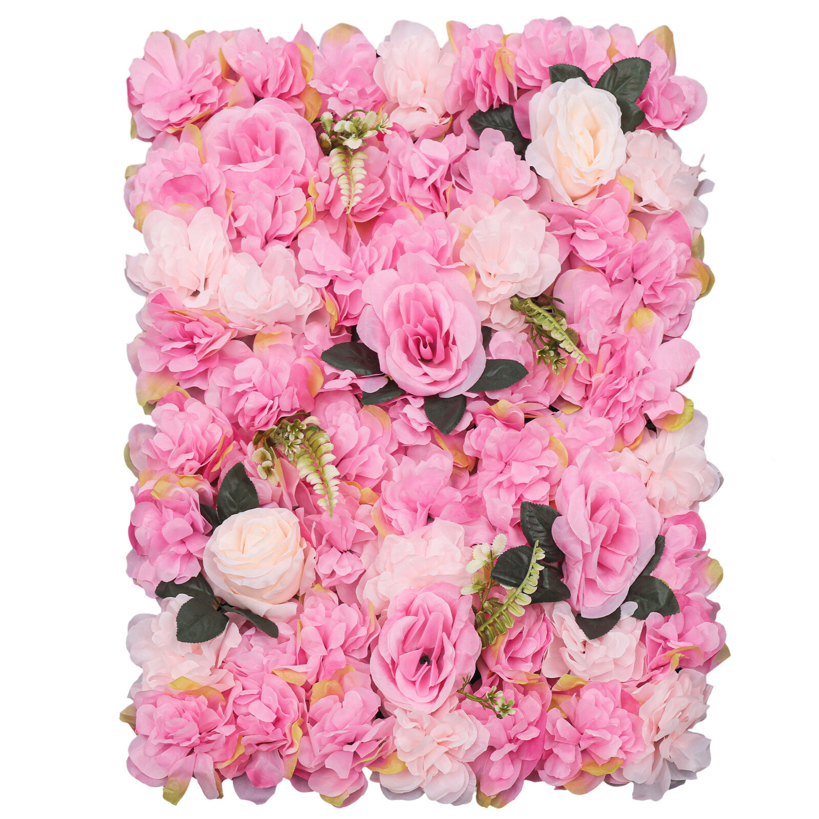 23.6×15.7 inch, 12* Artificial Flower Wall Panels for Wedding Backdrops Decor