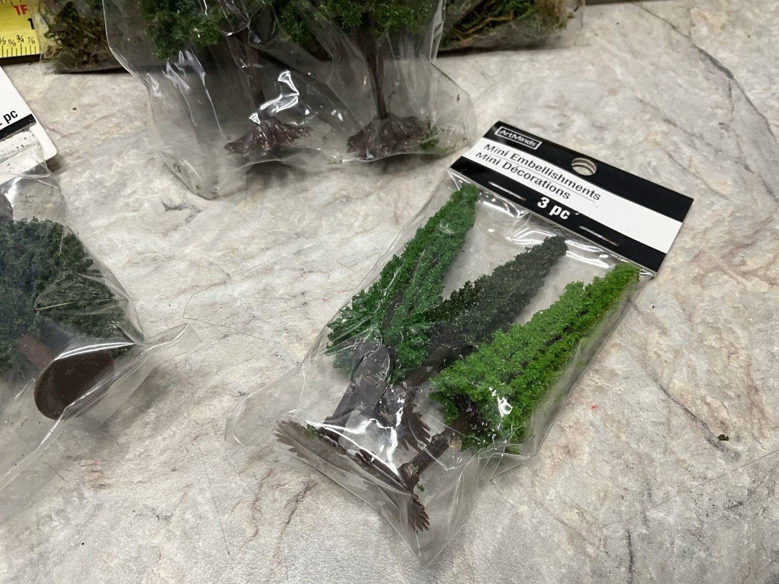 Better Homes & Gardens Sheet Moss Mini Trees Lot Village Zen Fairy Garden Poplar