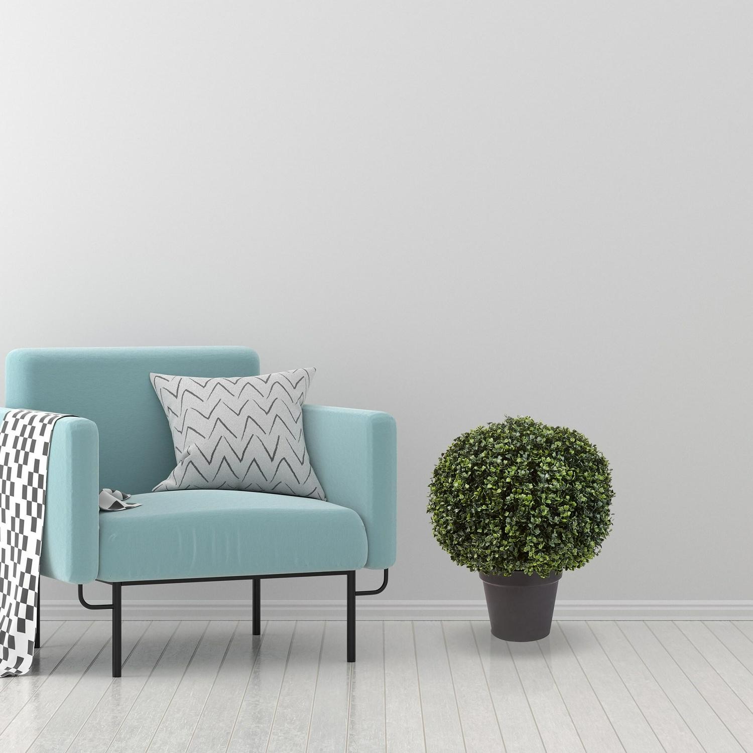 Pure Garden Artificial Boxwood Topiary