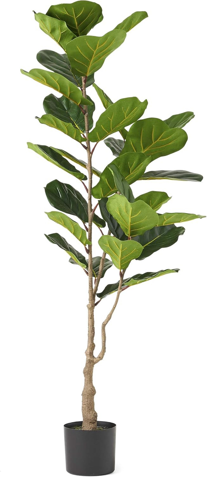 5′ Artificial Fiddle-Leaf Fig Tree – Lush Green Home Decor Accent