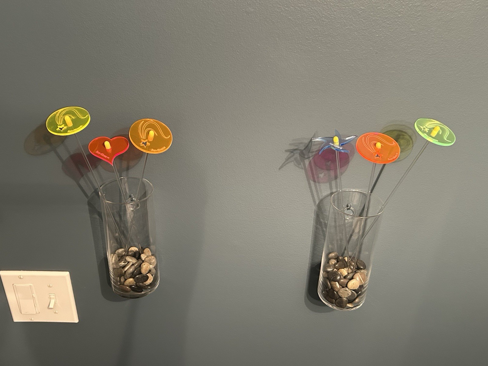 Florescent Art For Potted Plants Or Fresh Floral By Sun-Glowz