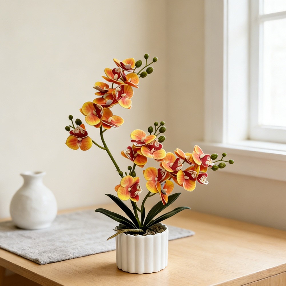 Phalaenopsis Plant Artificial Orchid Realistic Appearance Plastic for material