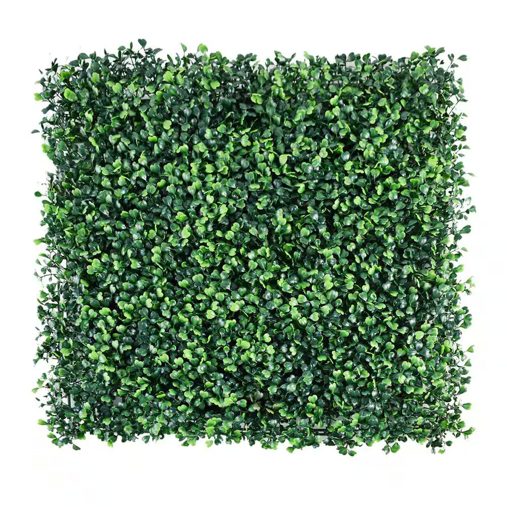 20 In. X 20 In. Artificial Boxwood Panels Green Topiary Hedge Greenery Panels Gr