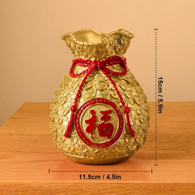 Chinese Spring Festival Decorations Vase Artificial Red Berries Plant Vase with