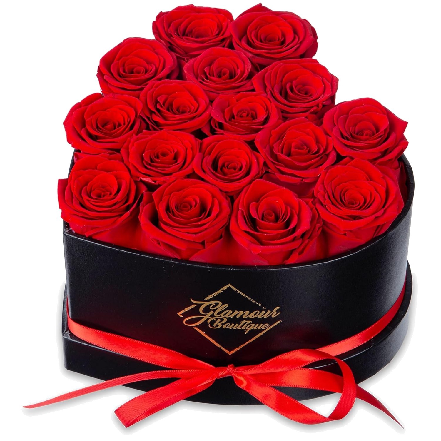 Eternal Roses in Heart Shape Box – Romantic Gesture
